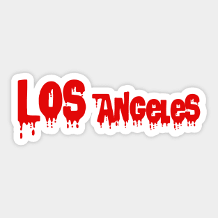 los angeles Sticker